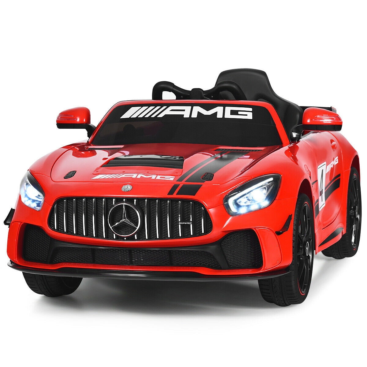 MB 12V Kids Ride On Car with Remote Control (Red) - Walmart.com - Walmart.com