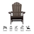thumbnail image 6 of ACEGOSES 1 Peak HIPS Adirondack Outdoor Chairs Weather Resistant for Patio Garden, Backyard, Patio and Indoors,Brown, 6 of 9