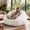 Off-White, variant on VENTOPYR Cozy Faux Fur Bean Bag Chair, Oversized Soft Fluffy Lazy Sofa with High-Density Shredded Foam Filling for Living Room, Bedroom, Dorm, 330 LBS Capacity, White