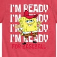 thumbnail image 3 of SpongeBob SquarePants - Ready For Baseball - Toddler And Youth Short Sleeve Graphic T-Shirt, 3 of 6