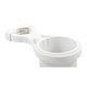 thumbnail image 2 of Camco Clamp-On Rail Mounted Cup Holder - Small for Up to 1-1/4" Rail - White, 2 of 3