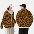 thumbnail image 6 of Kll Colorful Pineapple Print Men'S Women’s Upf 50+ Sun Protection Outdoor Hoodie Jacket Long Sleeve Fishing Hiking Performance Shirt- X-Large, 6 of 8