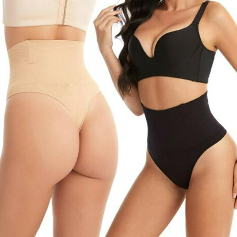 Women Body Shaper Thong G String High Waist Tummy Control Invisible  Shapewear N5C2 