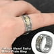 thumbnail image 1 of CHAO Anillo de protección de la riqueza con mantra Pixiu Mani de Feng Shui, amuleto de la suerte, anillo ajustable abierto, anillo de joyería budista, 1 of 4