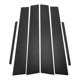 thumbnail image 1 of Ofertas Únicas 6 Piezas de Recorte de Ventana del Pilar de la Puerta del Automóvil para Toyota Corolla 2014-2018 Fibra de Carbono, 1 of 6