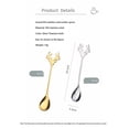 thumbnail image 2 of ELF Christmas Spoon Set Cute Elk Stainless Steel Coffee Spoon Tea Dessert Spoon for Ice Cream Stirring Drink Mixing, 2 of 2