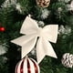 thumbnail image 5 of Christmas Day Gifts For Girls And Women Bow With Ponytail Holders Complete Your Cheerleader Outfit Uniform Strong Hair Ties Bands Elastics Two Packs, 5 of 6