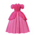 thumbnail image 5 of Vestido de princesa melocotón para niñas, ropa de fiesta de cumpleaños, actuación en escenario, Festival de Revelry, disfraz de fantasía, Cosplay, 5 of 5