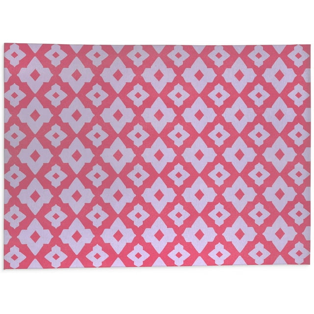 MEDALLION GEO PINK & LAVENDER Indoor Floor Mat By Kavka Designs