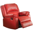 thumbnail image 1 of ACME Zuriel Rocker Inclinable en Rouge PU, 1 of 3