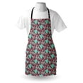 thumbnail image 3 of Romantic Apron Valentine's Day Pattern with Bullseye Circles and Love Symbols Ornate Heart Shapes, Unisex Kitchen Bib Apron with Adjustable Neck for Cooking Baking Gardening, Multicolor, by Ambesonne, 3 of 3