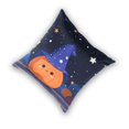 thumbnail image 2 of Cute Pumpkin at Halloween Starry Night Throw Pillow Covers Pillowcases 18 x 18 Inch Home Decor 2 Packs for Bedroom Sofa, 2 of 6