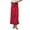 Wine #11, variant on WULMLEO Women's Elegant Satin Skirts High Waisted Flared Casual Work Office Fishtail Midi Skirt Black S