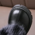 thumbnail image 3 of Eltusu Girls Winter Boots, Soft Non Slip Breathable Thermal Kids Shoes Black Size 5.5-6 T, 3 of 7