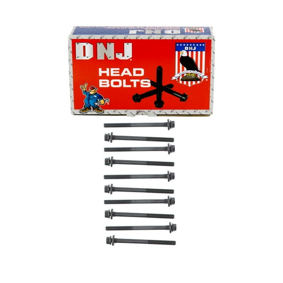 DNJ HBK151 Head Bolt Kit Fits Cars & Trucks 95-10 Chrysler Dodge Breeze Caravan 2.4L L4 DOHC 16v