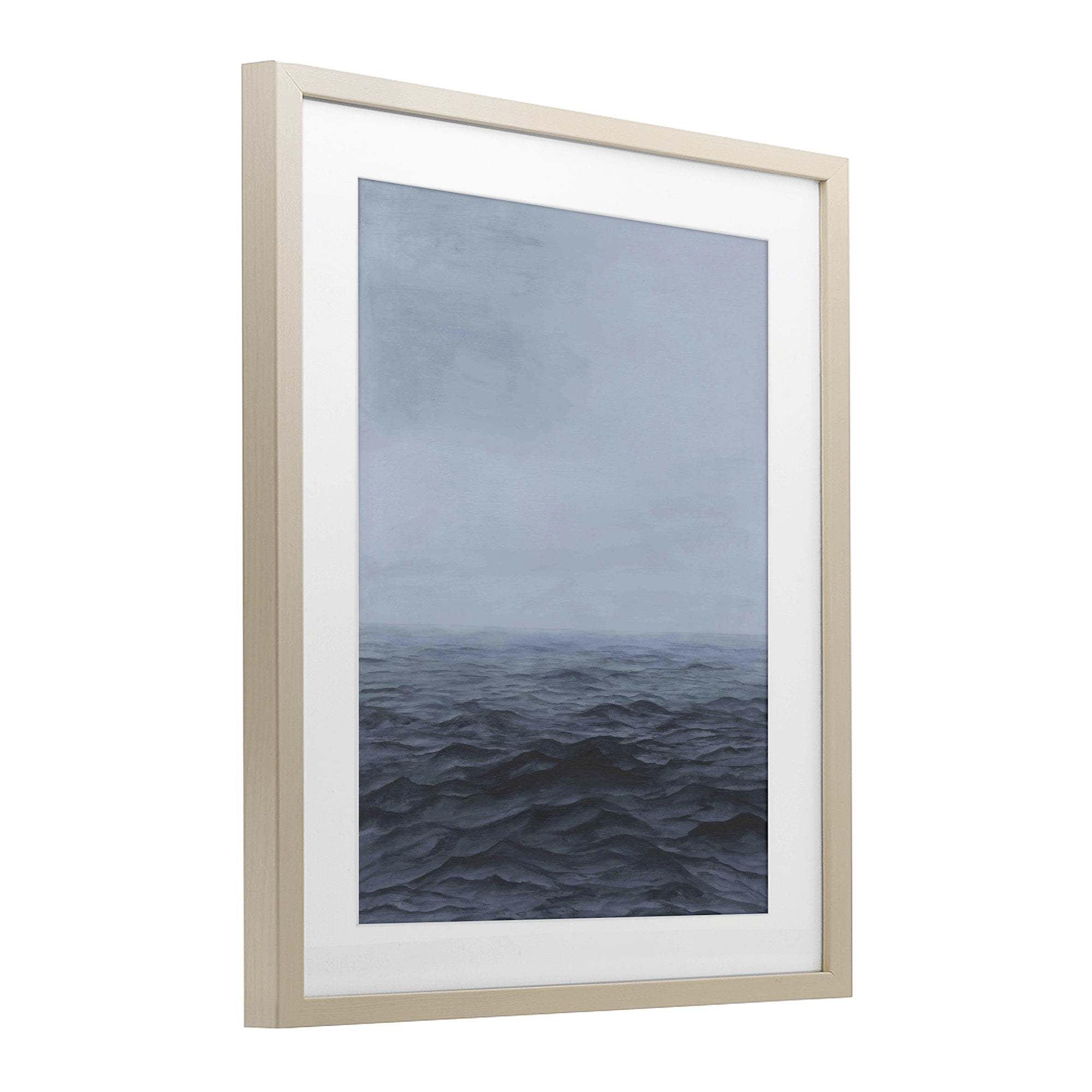 Stupell Industries Vast Ocean Expanse Birch Framed Print Under Glass, design by Michael Willett