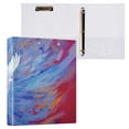 thumbnail image 3 of Bird Painting 3 Ring Binders 1.5 inch Hardcover File Folders with Interior Pockets A4 Size Organizer for School Office Hospital, 3 of 8
