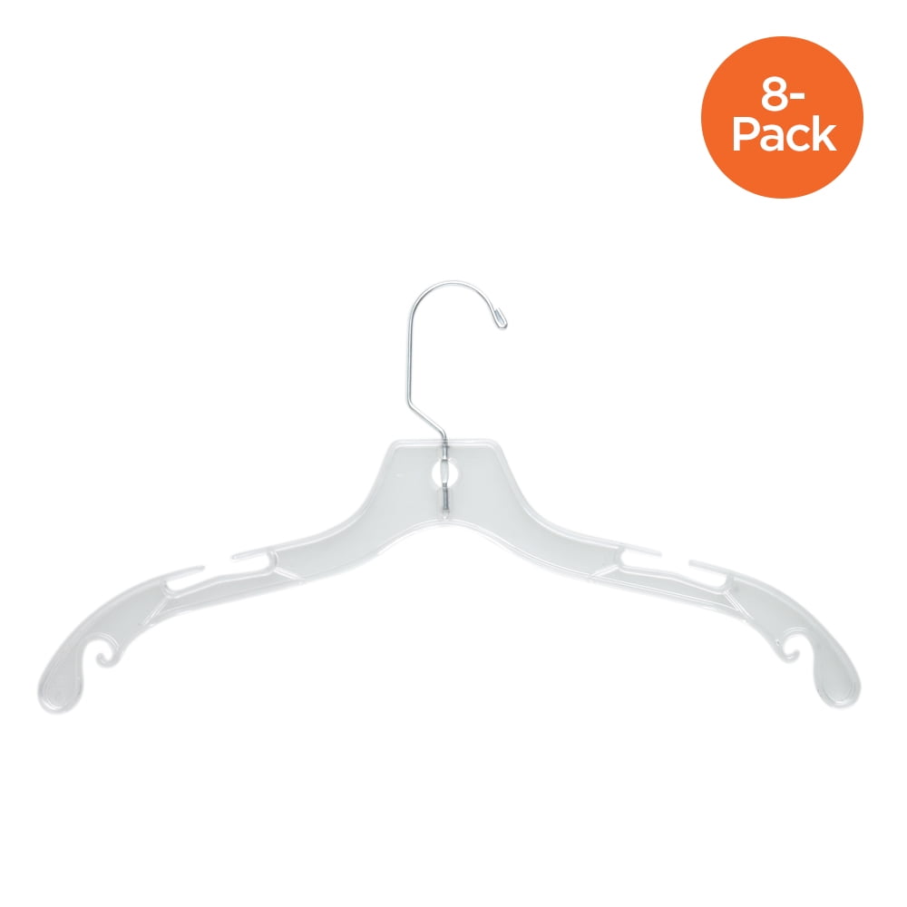 clear plastic hangers