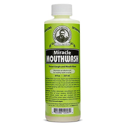 Uncle Harry's Natural Alkalizing Miracle Mouthwash Organic Adult