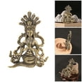 thumbnail image 2 of Brass Buddhas Statues for Meditations Decors,Nuwa Statues Figurine Spiritual Decors Table Centrepieces Buddhas Sculpture, 2 of 8