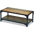 thumbnail image 5 of End Table Inlife Coffee Table Open Shelf Storage for Living Room Solid Acacia Wood, 5 of 8