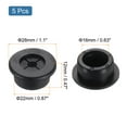 thumbnail image 2 of Uxcell 5 Pack Cable Cord Grommet, 7/8" Inch (22mm) Desk Grommet Flexible Rubber Grommets Wire Hole Cover Pass Through for Office Computer Desk Wire Organizer, Black, 2 of 7