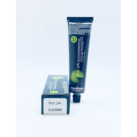 Loreal Inoa Ammonia Free Permanent Hair Color 5.0/5nn 2.1 oz