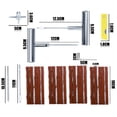 thumbnail image 4 of Kit de reparación de neumáticos, kit antipinchazos para coche, herramienta de reparación de pinchazos, 20 tiras de reparación, 4 of 4