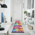 thumbnail image 4 of Yayeee Runner Rug for Bedroom 2'x6' Machine Washable Hallway Non Slip Mat, Vibrant Leaves Pattern, 4 of 8
