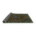 thumbnail image 2 of Ahgly Company Indoor Rectangle Persian Turquoise Blue Traditional Area Rugs, 2' x 5', 2 of 4