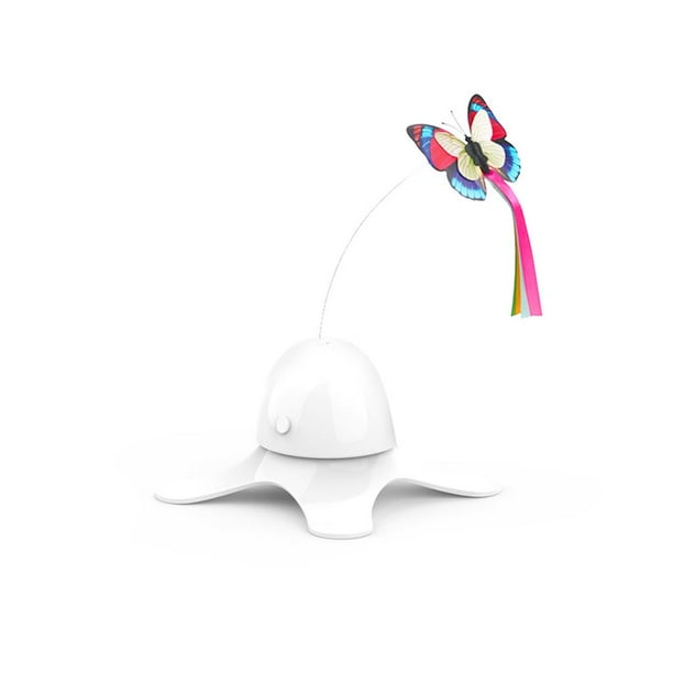 Juguete Automático Para Gatos, Rotación De 360 Grados, Mariposa Brillante, Divertido Robo Inteligente Para Mascotas, Tienda De Mascotas Para Gatos Domésticos Eigraketly PT001615-02