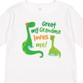 thumbnail image 4 of Inktastic My Great Grandma Loves Me Boys Long Sleeve Toddler T-Shirt, 4 of 5