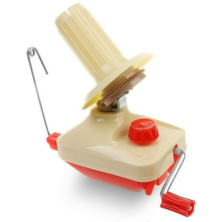Tube Winder TSV Bobbin Winder Yarn Winder Table Clasp, Hand Operated Manual Wool Winder Holder for Swift Yarn Fiber String Ball ()