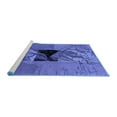 thumbnail image 2 of Ahgly Company Machine Washable Indoor Rectangle Abstract Blue Modern Area Rugs, 8' x 10', 2 of 4