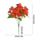 thumbnail image 3 of Flores de seda de pensamiento artificial Arreglo floral artificial para decoración de bodas, hogares y hoteles, 3 of 6