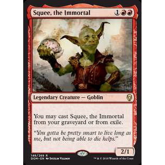 MtG Dominaria Rare Squee, the Immortal (Foil) #146