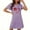 Purple, variant on Sakmal Valentines Moomoo Nightgownss Women Short Sleeve Love Lightweight House Dress Short Heart Print Ladies Nightgown L