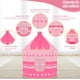 thumbnail image 4 of Tienda Juguete Juego Casa Niñas Plegable Portátil Luz Modelo Rosa, 4 of 4