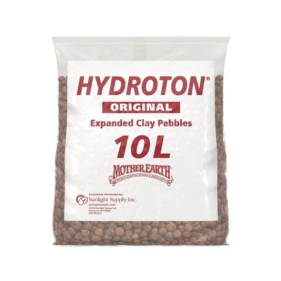 Clay Pebbles Hydroton Original, 10 L, ligero, Alemania