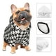 thumbnail image 3 of Balery Houndstooth Black And White Sudadera con Capucha para Perros Pequeños – Ropa para Mascotas, Disfraz para Perros y Gatos, Ideal para Fiestas y Cosplay-Large, 3 of 7