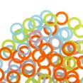 thumbnail image 4 of Accesorio de artesanía de plástico Sunnimix DIY 100 piezas para asiento de bolso 1.2cm Anillo de ganchillo, 4 of 7
