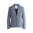 thumbnail image 6 of Free Assembly Women's Single Breasted Chambray Blazer, Sizes XS-XXL, 6 of 6