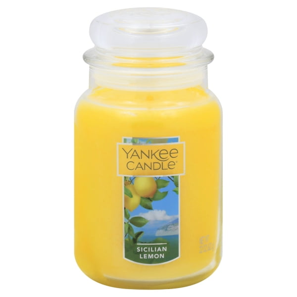 Yankee Candle Sicillian Lemon Scented Premium Paraffin Grade Candle Wax