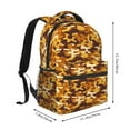 thumbnail image 2 of Haiem Desert Camouflage Printed School Backpack,Casual Travel Lightweight Backpack,Durable Comfortable Multifunctional Backpack,Laptop Backpack, 2 of 5