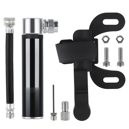 Portable Mini Aluminum Bike Pump Inflator For Bicycles And Sports Balls