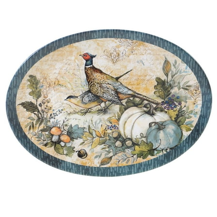 Harvest Gatherings Oval Platter, 16" X 12"