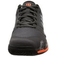 thumbnail image 2 of Men's Wilson Rush Pro 2.5 Tennis Shoe (Magnet/Black/Shocking Orange, 8 M US, mesh), 2 of 7