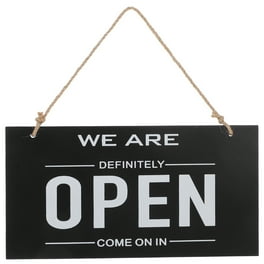 Cartello Per Negozio 'Yes We Are Open / Closed' - SignMission - 33x50,8 Cm - Plastica Per Interni/Esterni - 2