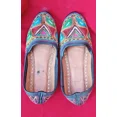 thumbnail image 3 of Women Shoes Leather Casual Jutties Handmade Indian Mojaries Flats US 5.5, 3 of 6