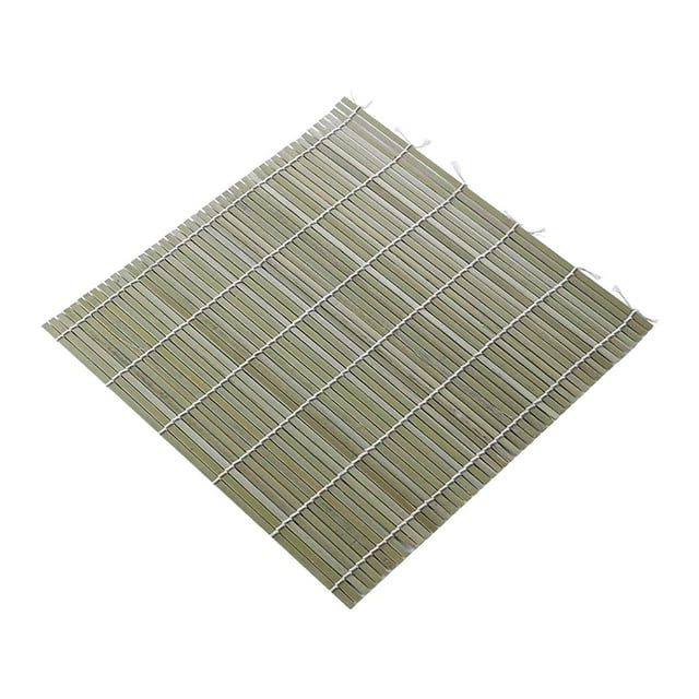 Green Sushi Rolling Mat Bamboo Sushi Maker Non Stick Sushi Mat For Home And Commercial Use Easy To Clean Authentic Sushi Tool Green 0.21 Lbs